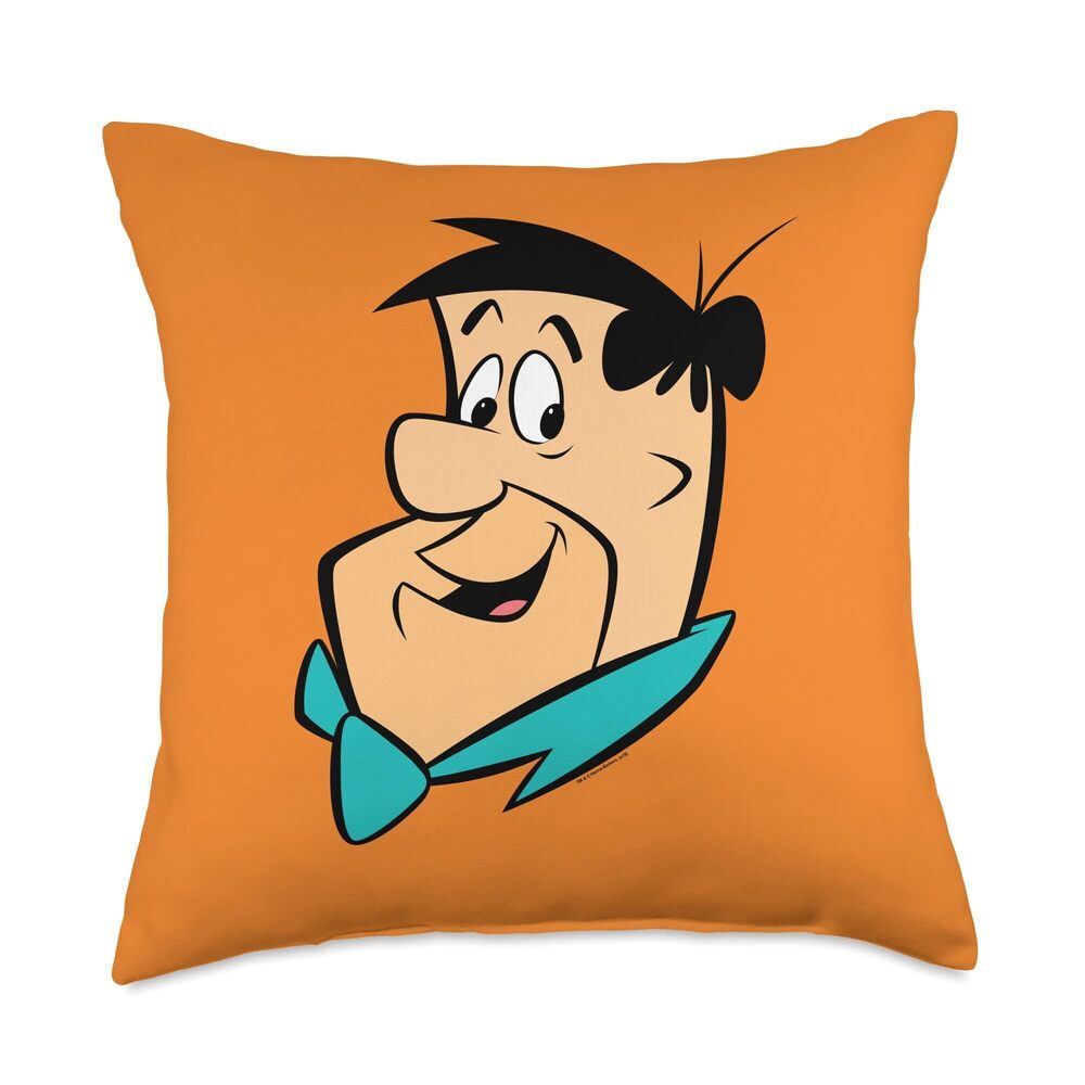 6028 Fred Face Throw Pillow